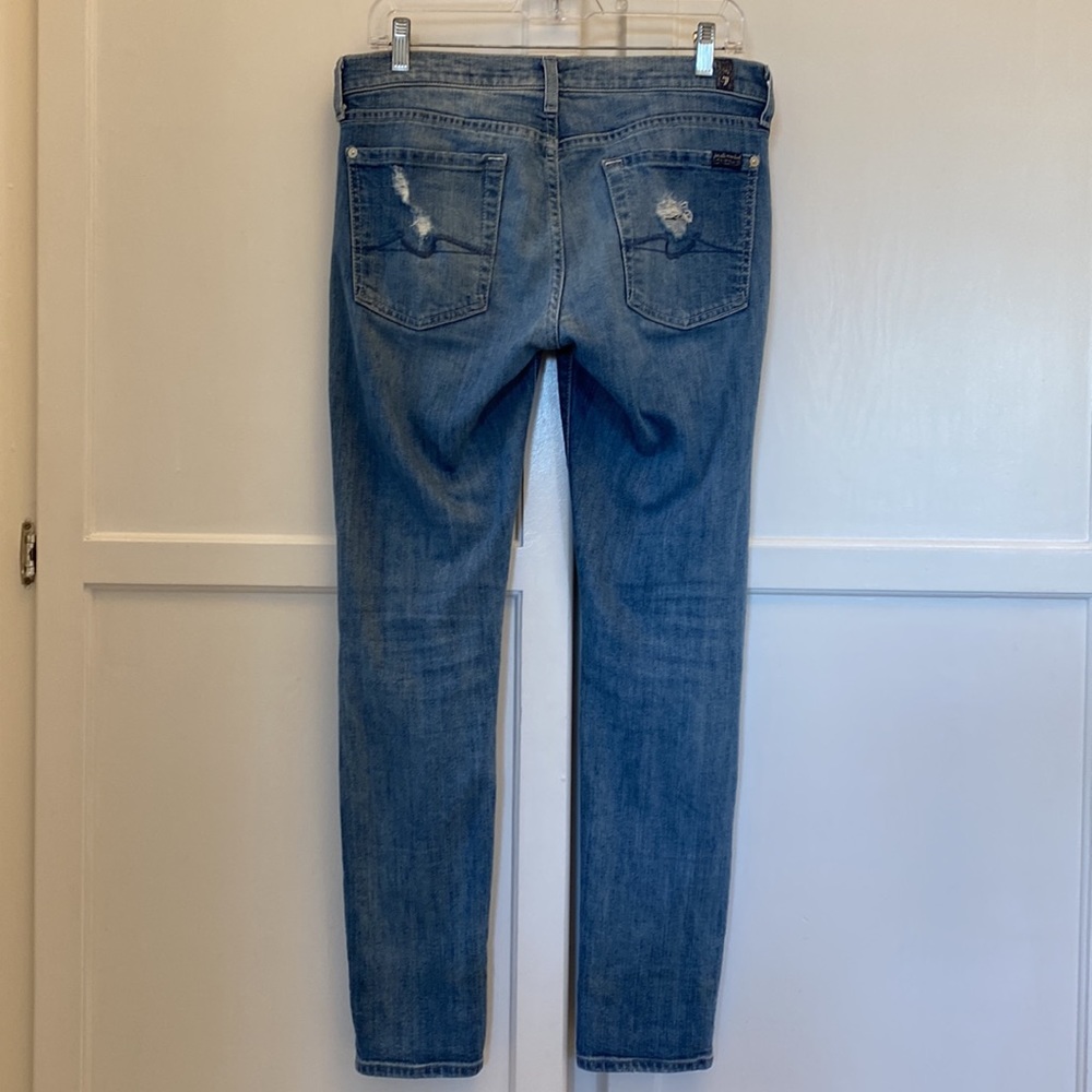 7 For All Mankind josefina skinny boyfriend jeans - 27 - Picture 2 of 7